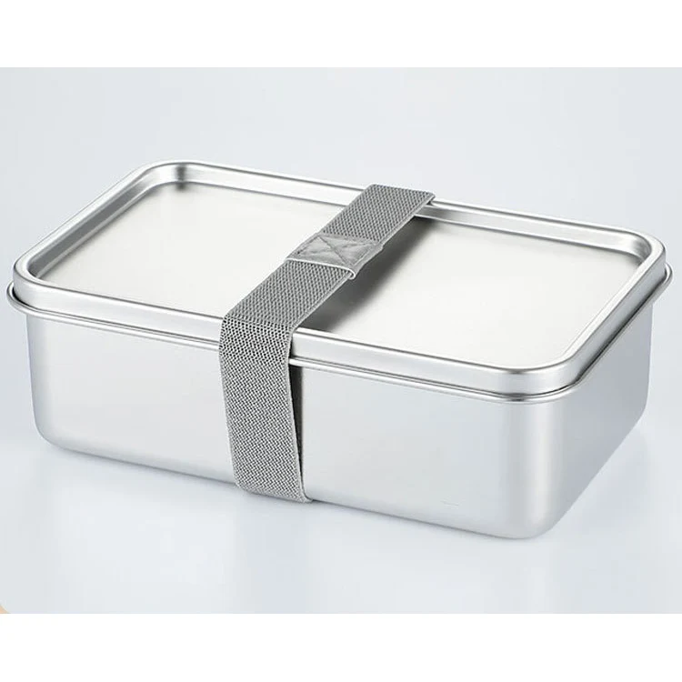 Stainless Steel Lunch Box With Strap 1