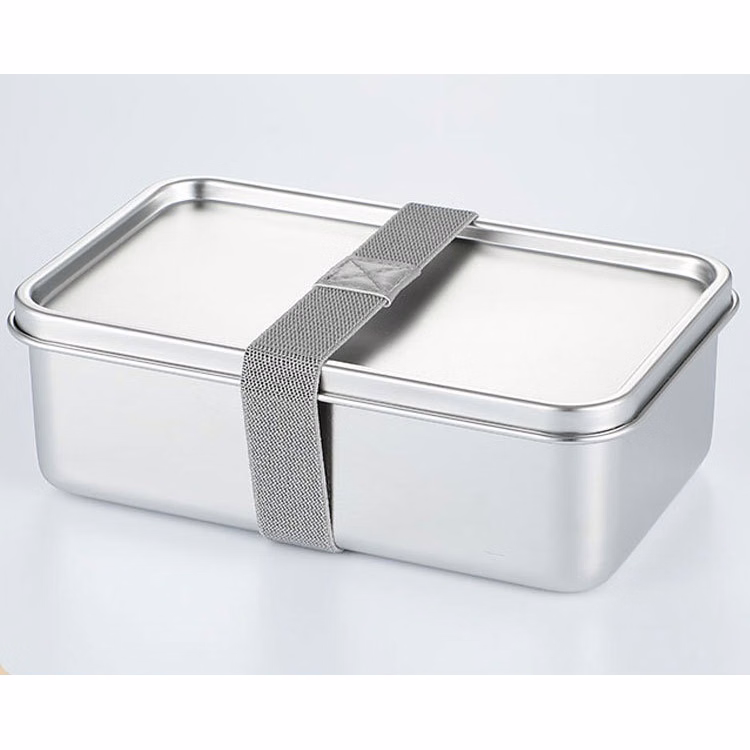 Stainless Steel Lunch Box With Strap