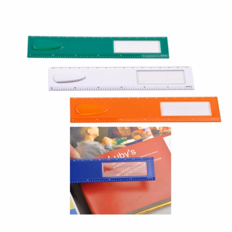 Ruler with Magnifying and Bookmark
