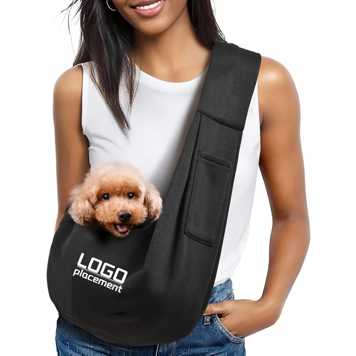 Portable Breathable Pet Sling Bag For Dogs And Cats 1