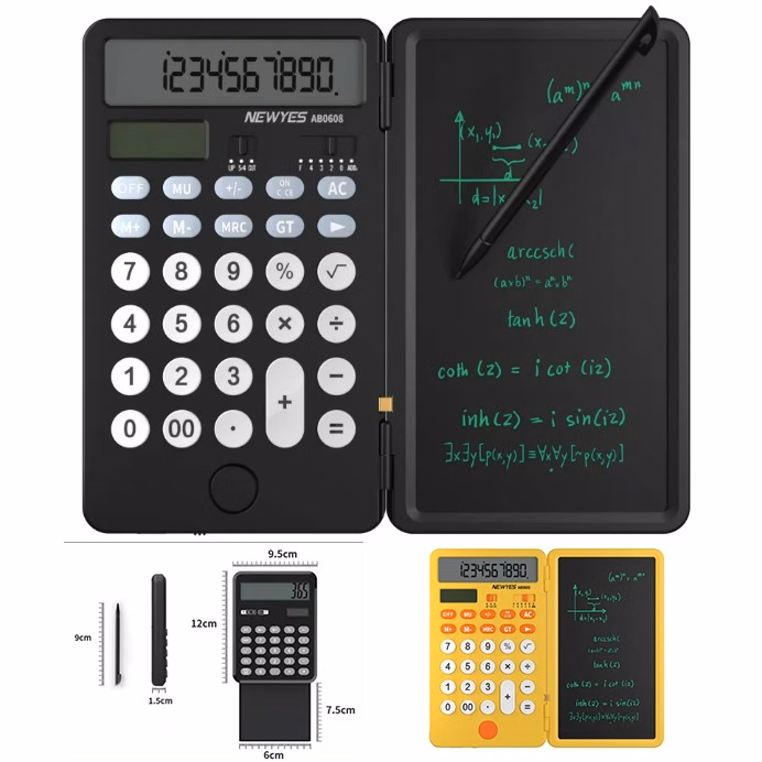 Desk LCD Scientific Calculator Notepad