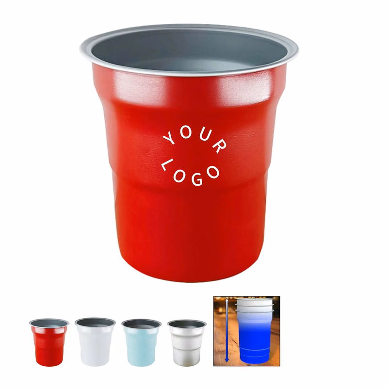 16oz Aluminum Beverage Cup for Barbecue and Outdoor