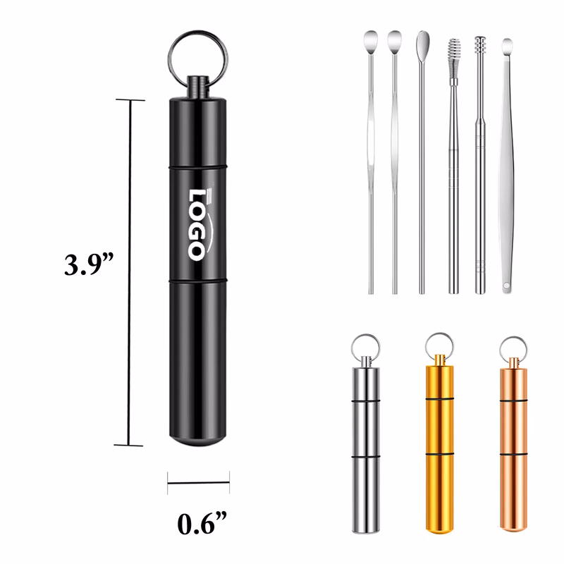 Stainless Steel Ear Care 6pc Kit
