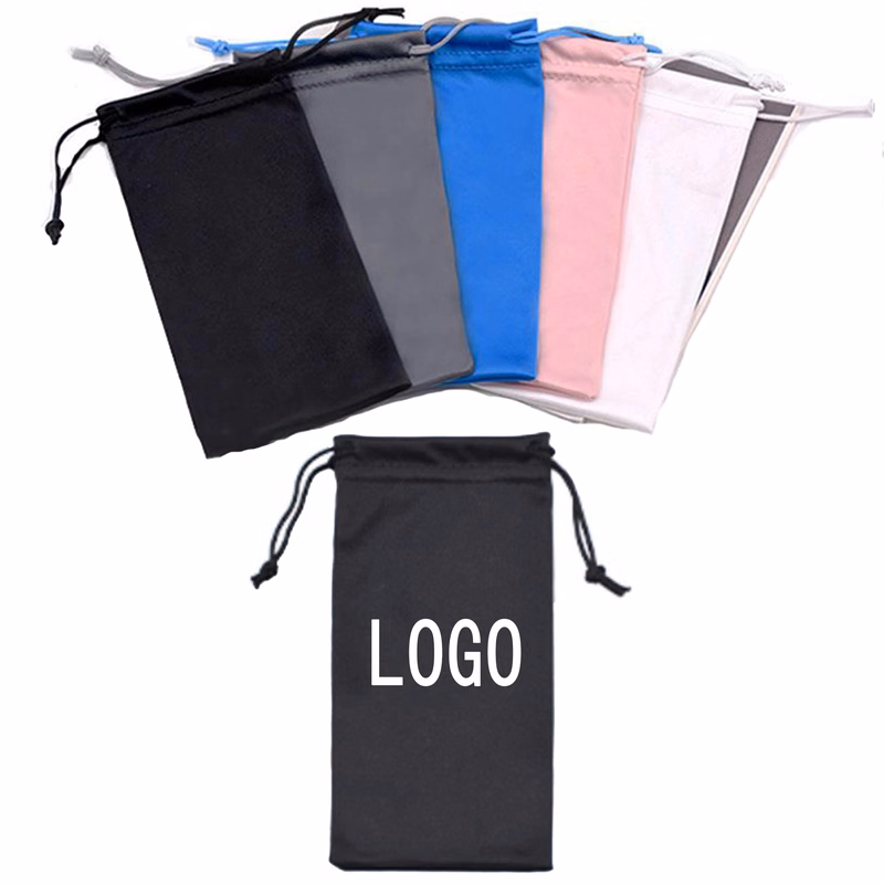 230g Polyester  Eyewear Bag With Drawstring