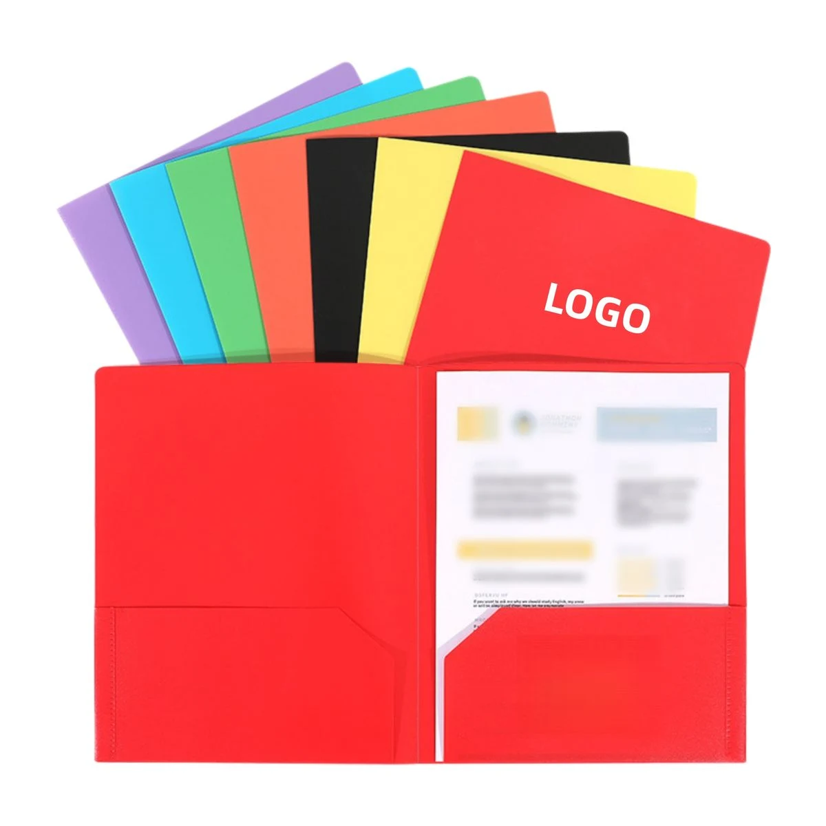 Waterproof PP Folder With Card Slots 1