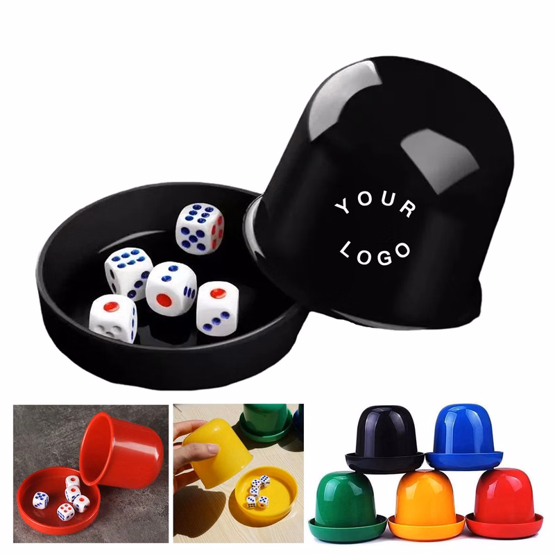 ABS Plastic Dice Cup with Secure Lid