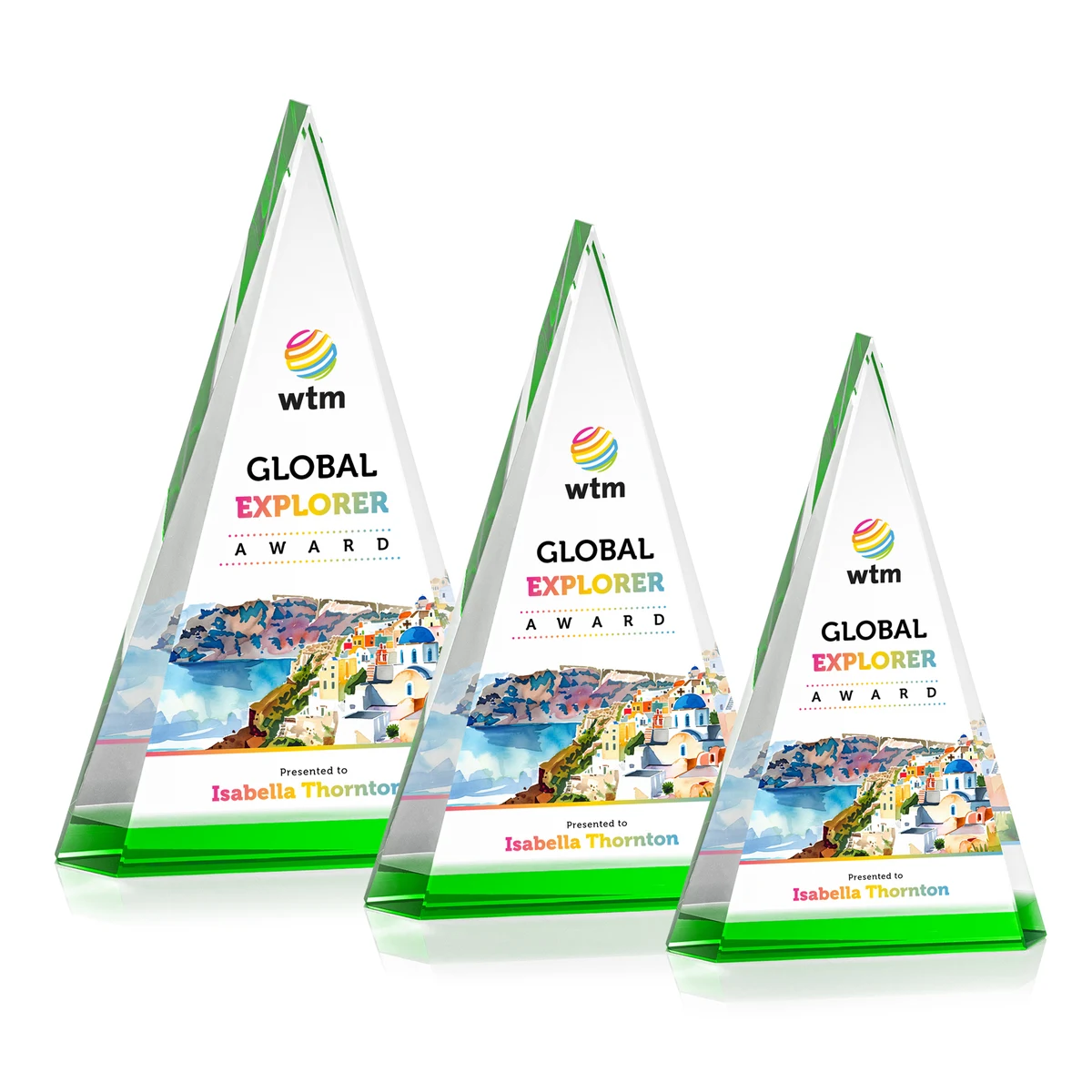 Helston VividPrint™ Award - Green 1