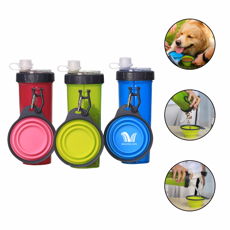 Dog Water Bottle Travel Pet Bowl Portable Dispenser