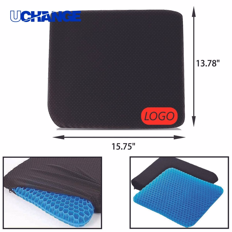 Full Color Square Gel Seat Cushion