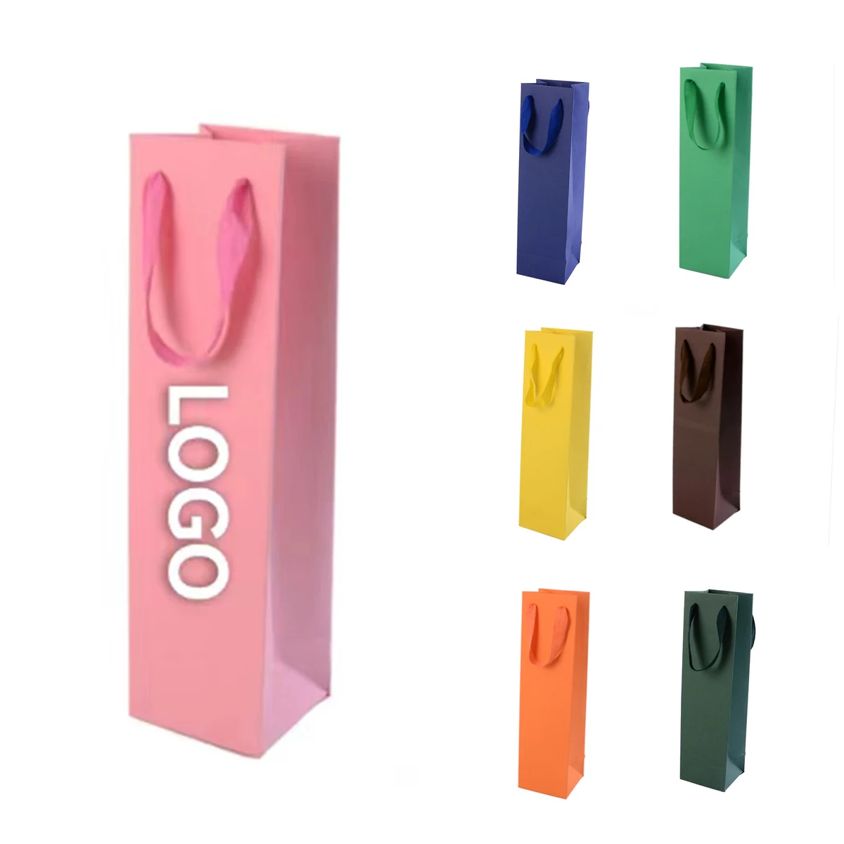 Kraft Paper Single-bottle Red Wine Bag 1