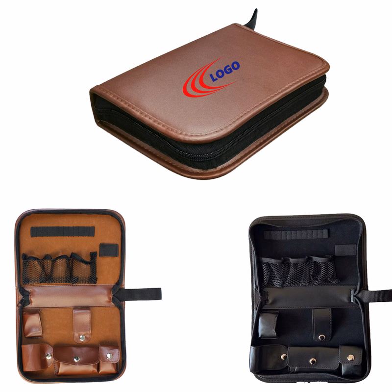Golf Accessory Bag Portable Large-Capacity Multi-Functional Leather Case