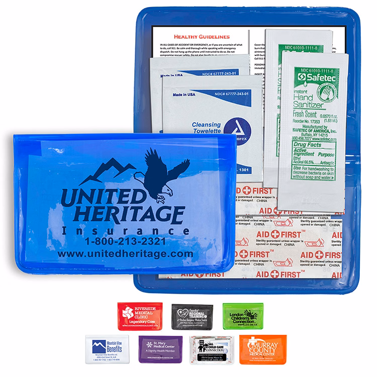"MESS-NO-MORE L" 9 Piece Stay Clean First Aid Kit