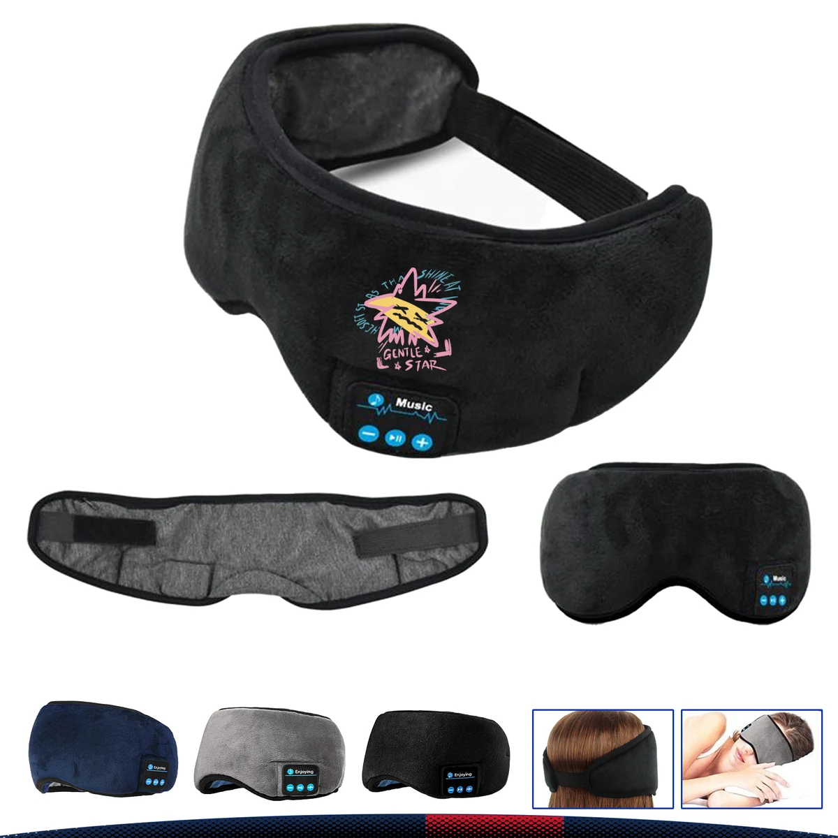 Headphone Bluetooth Sleep Mask 1
