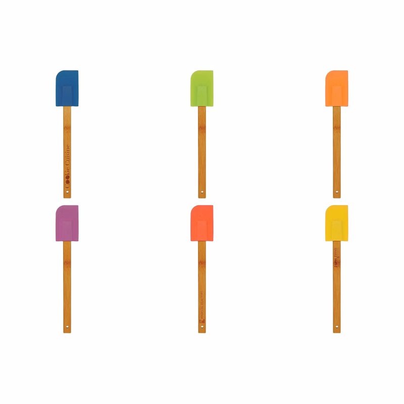 11 3/4" Silicone Spatula with Bamboo Handle