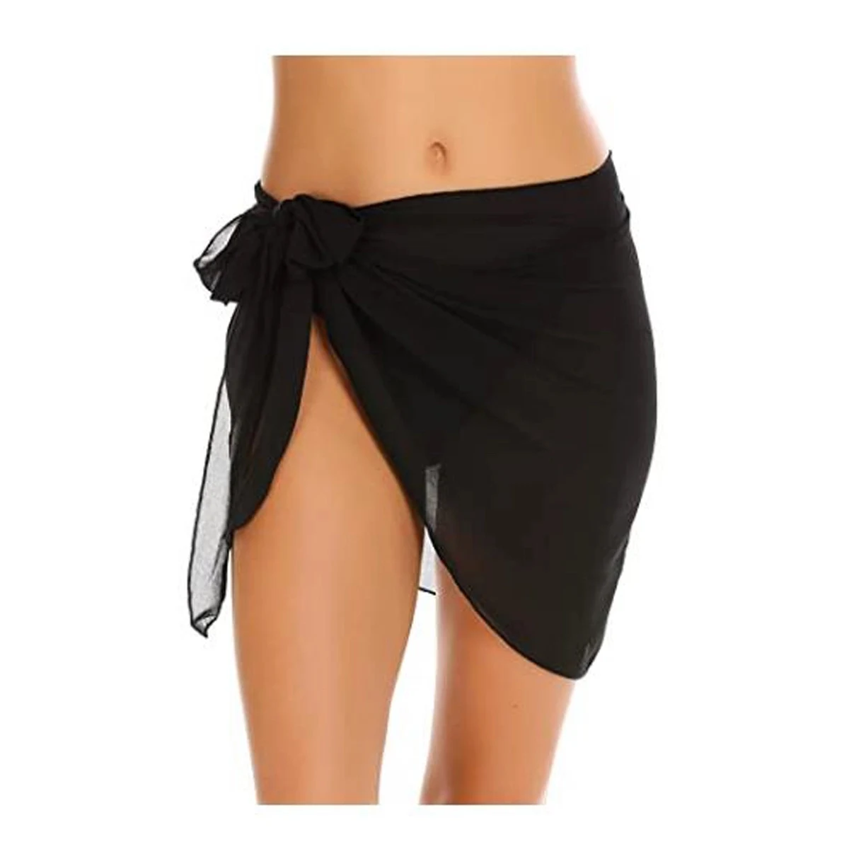 Short Sarongs Beach Sheer Bikini Wraps Chiffon 1