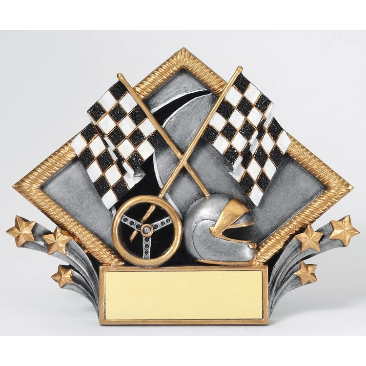 Racing Diamond Shape Plate Awards 1