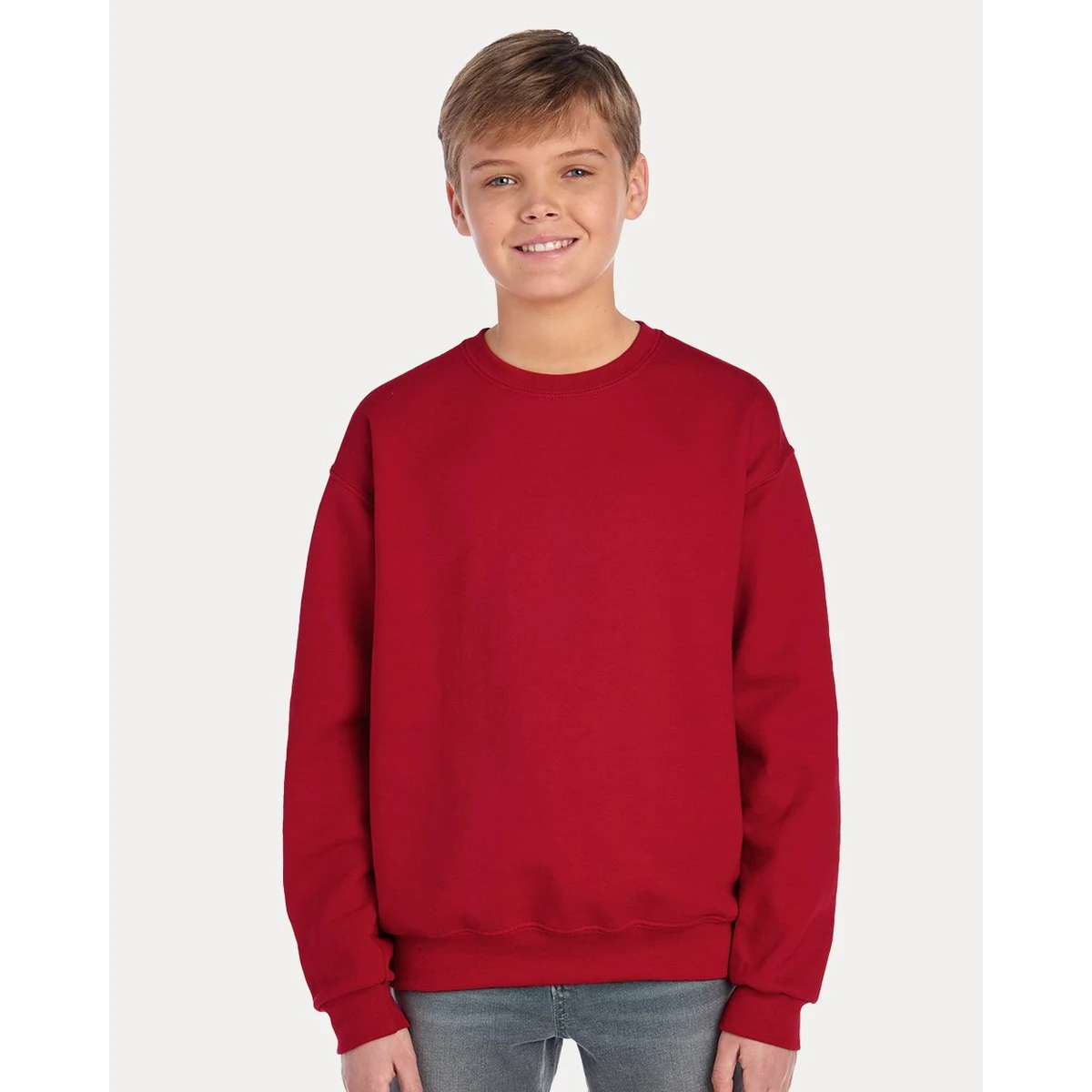 Youth NuBlend® Crewneck Sweatshirt - 562BR 1