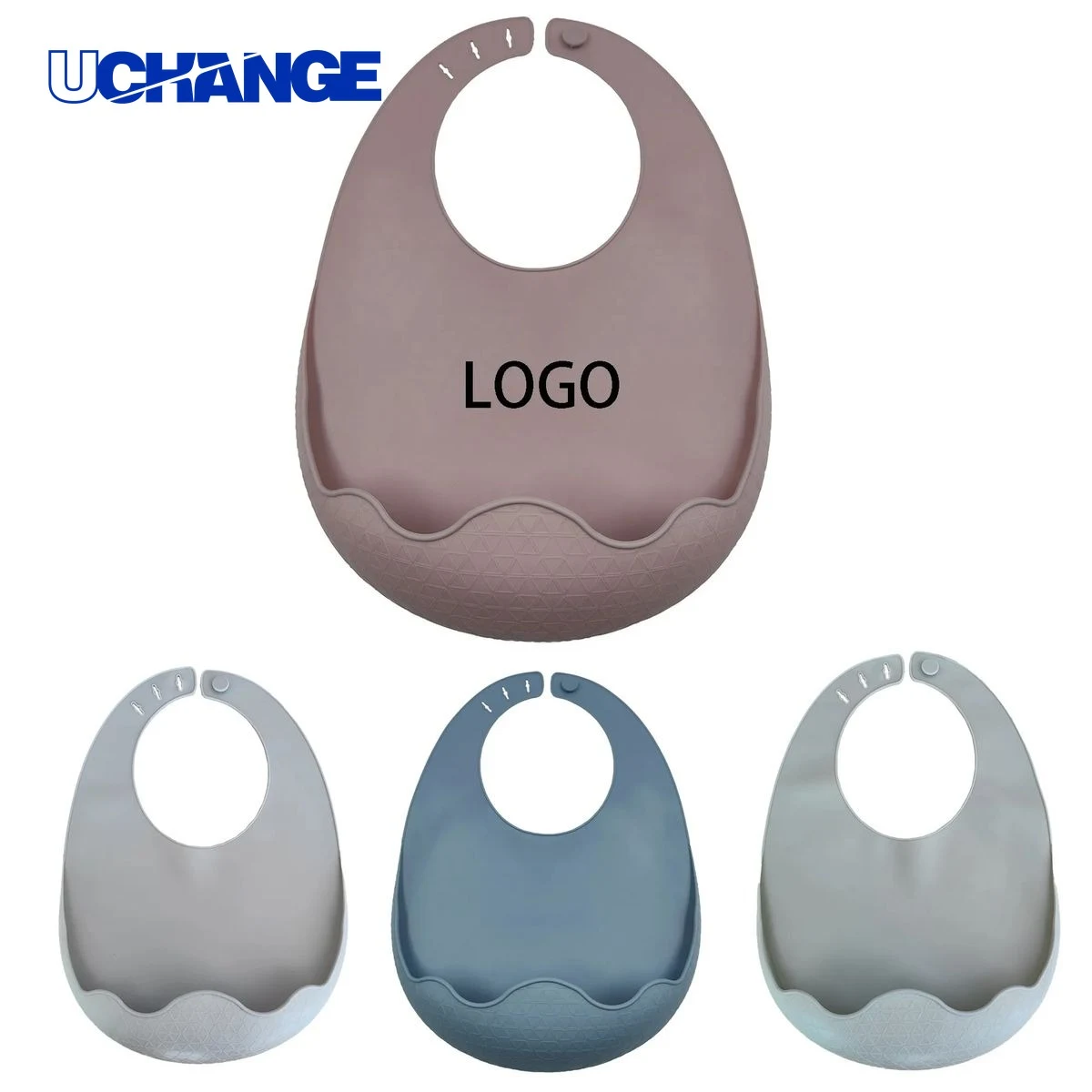 Silicone Baby Feeding Bib 1