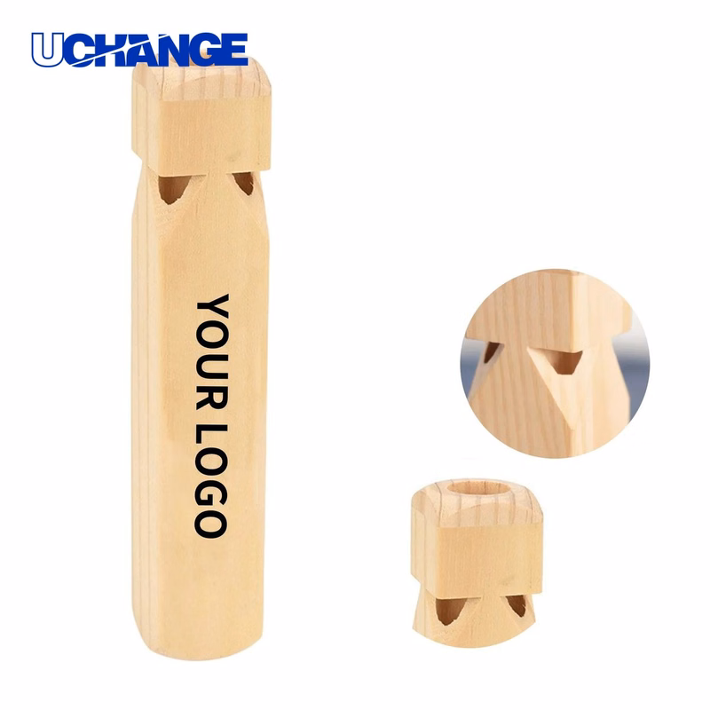 Wooden Train Sound Whistle Toy