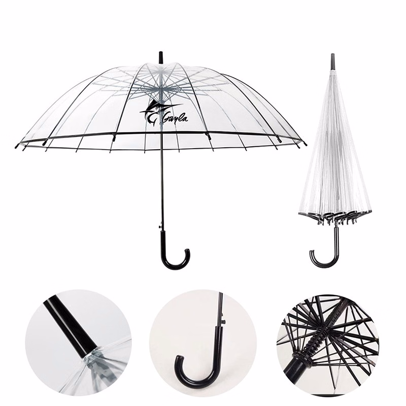 16 Bone Transparent Umbrella