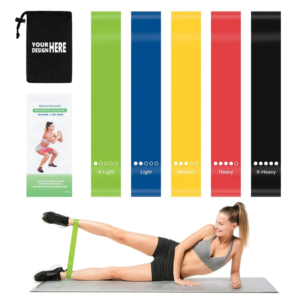 5-Piece Resistance Bands Set 1
