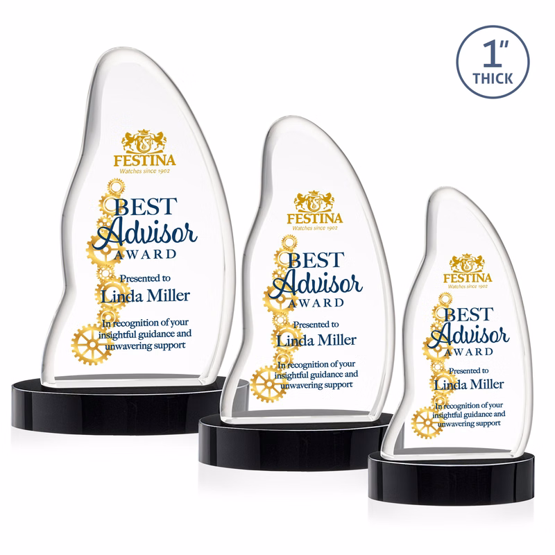 Beauford VividPrint™ Award on Base - Black