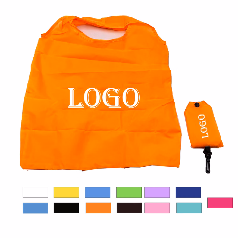 Foldaway Shopping Tote Bag with Carrying Clasp