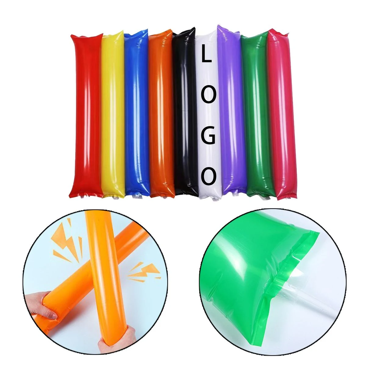 Multicolor Portable Cheering Inflatable Stick 1