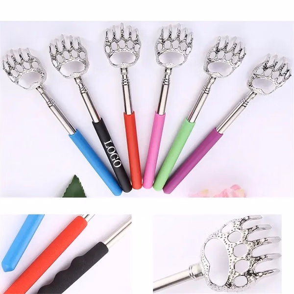Custom Stainless Steel Telescoping Backscratcher — Travel Wellness Giveaway