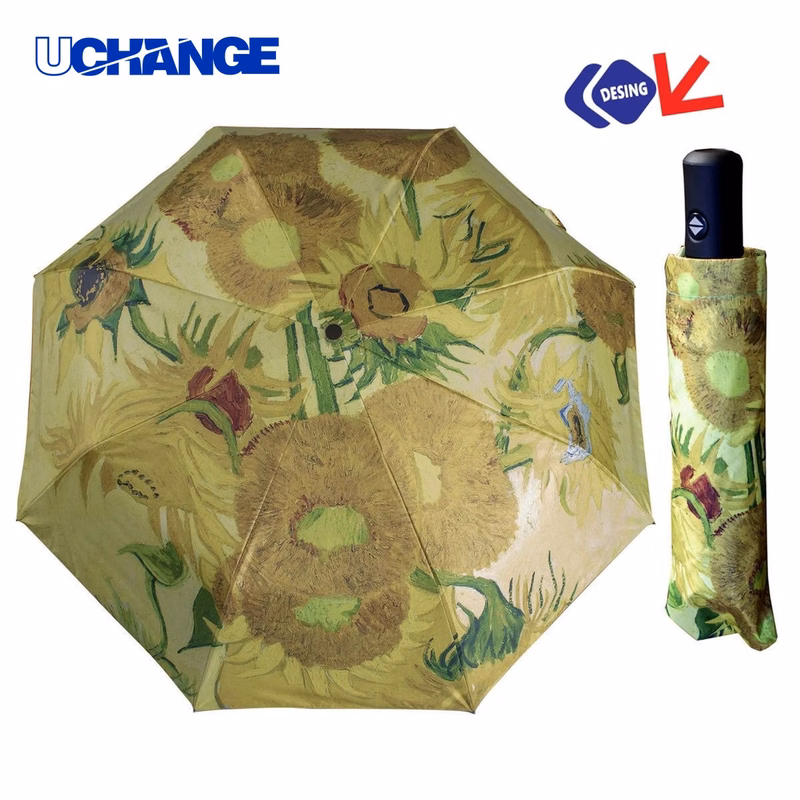 Sublimation Full Color Sunscreen Folding Umbrella