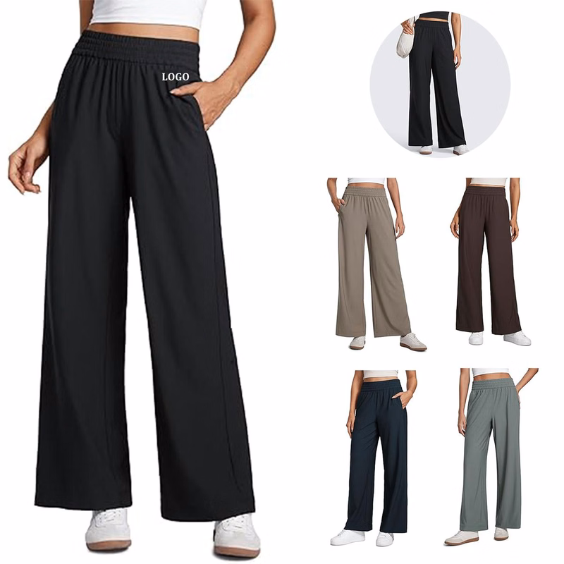 Lightweight Drapey Wide Leg Pants