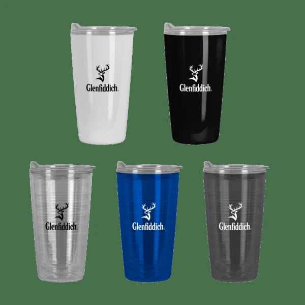 KALAHARI 16 oz. Double Wall Tritan™ Verano Tumbler with Clear Lid 1
