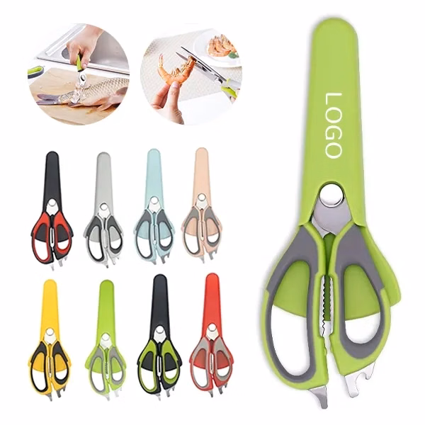 Stainless Steel Magnetic Kitchen Scissors Removable Design