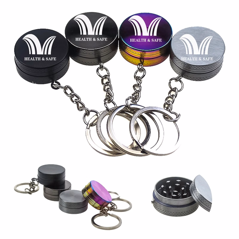Zinc Alloy Grinder w/Keychain