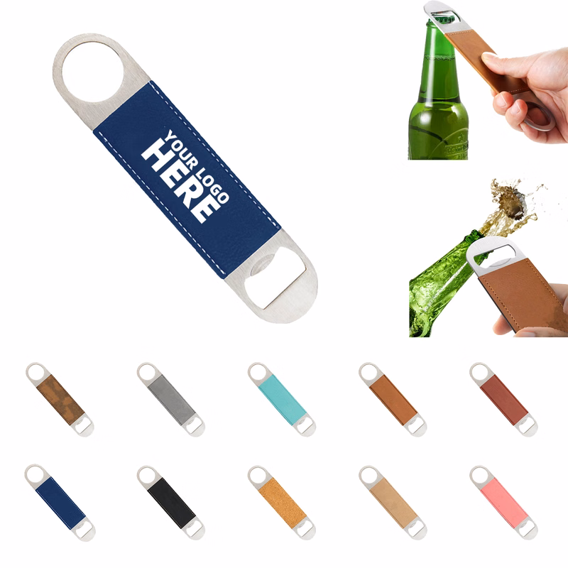 Leather Long Strip Bottle Opener