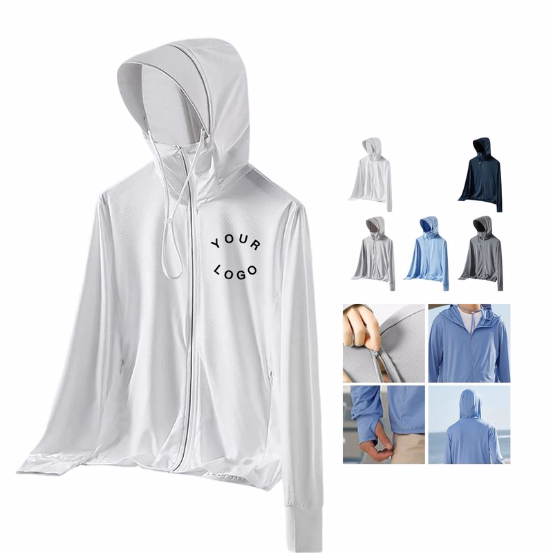Lightweight Polyester Hooded Sunscreen for Outdoor Sports