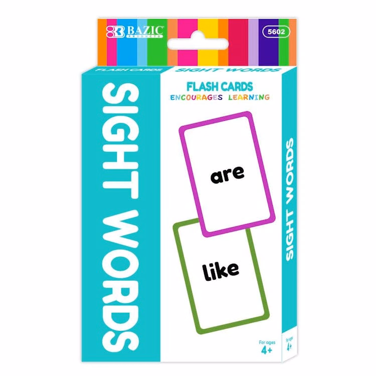 Sight Word Flash Cards