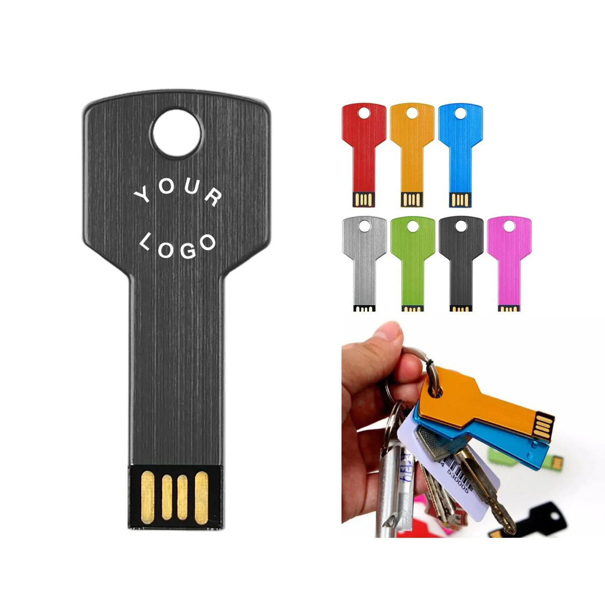 8GB USB Flash Drive with Laser Engraving Option 1