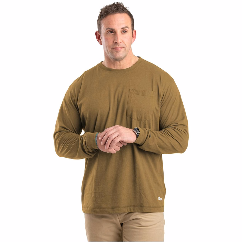 Men's Performance Long Sleeve Pocket T-Shirt - BSM39
