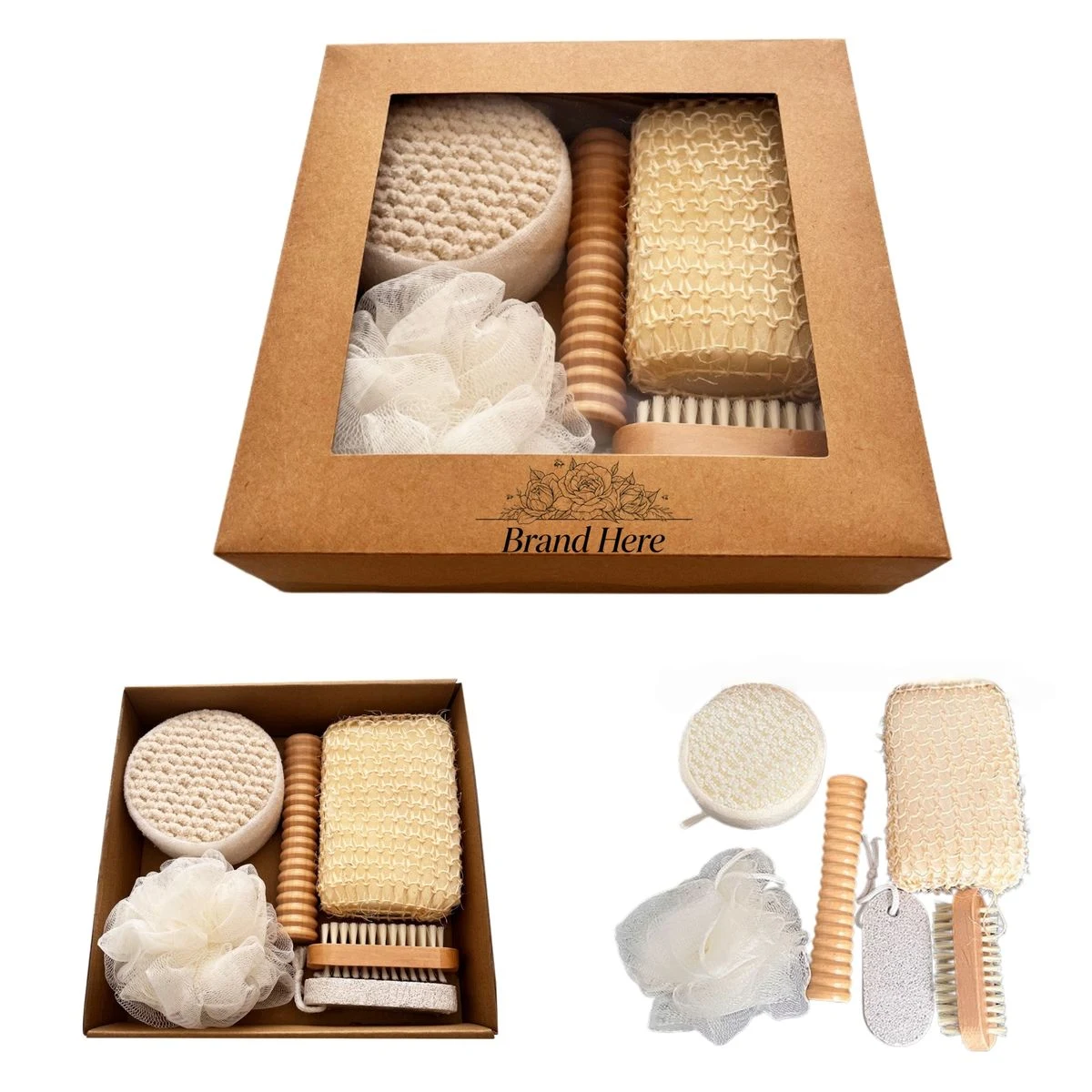 Exfoliating Shower Brush Set 1
