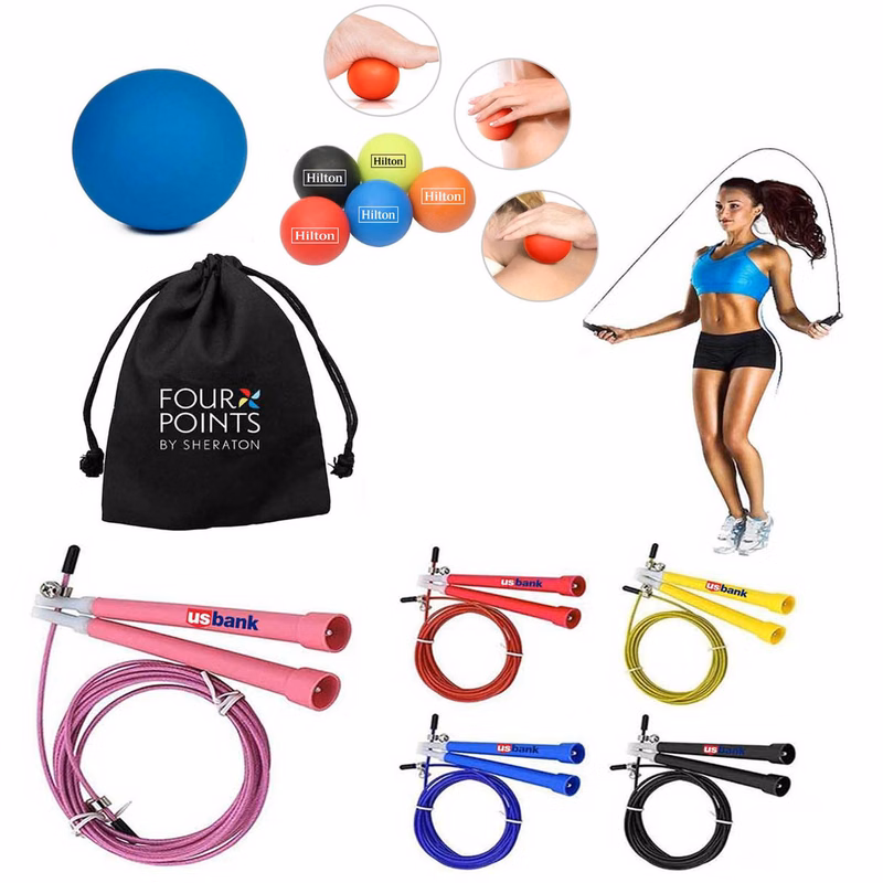 iBank ® Exercise Massage Ball + Jump Rope