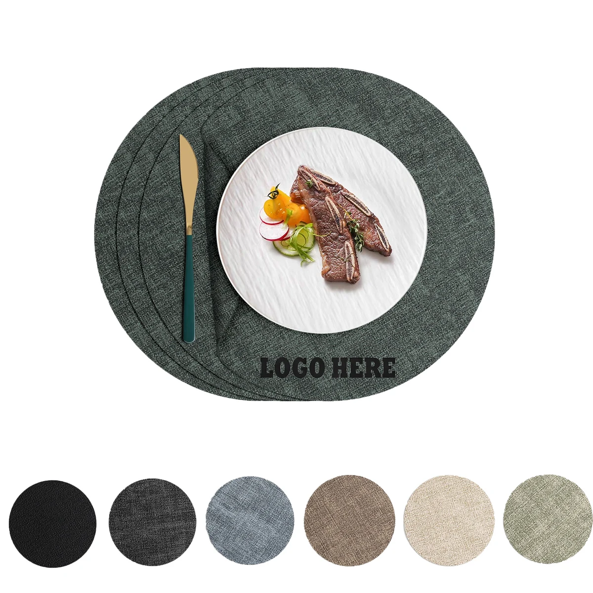 Circular Dual Face Table Shield Pad 1