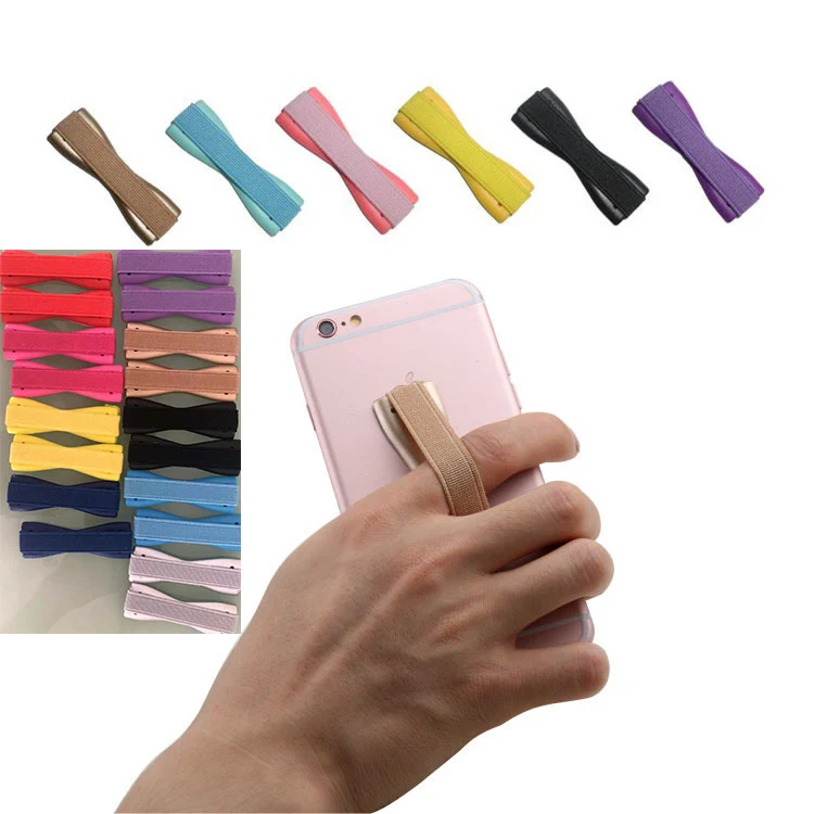Sling Grip Finger Phone Holder Plastic Anti Slip Stand for Cell Smart Phone 1