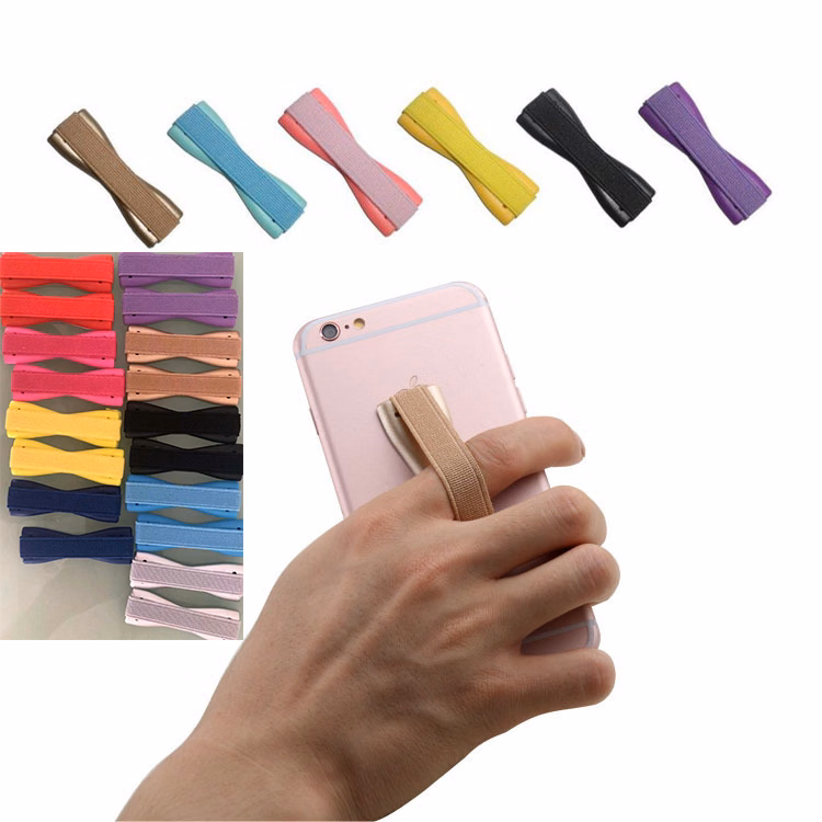 Sling Grip Finger Phone Holder Plastic Anti Slip Stand for Cell Smart Phone