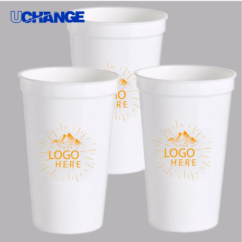 Reusable Plastic Stadium Cup Container (16 Oz.)