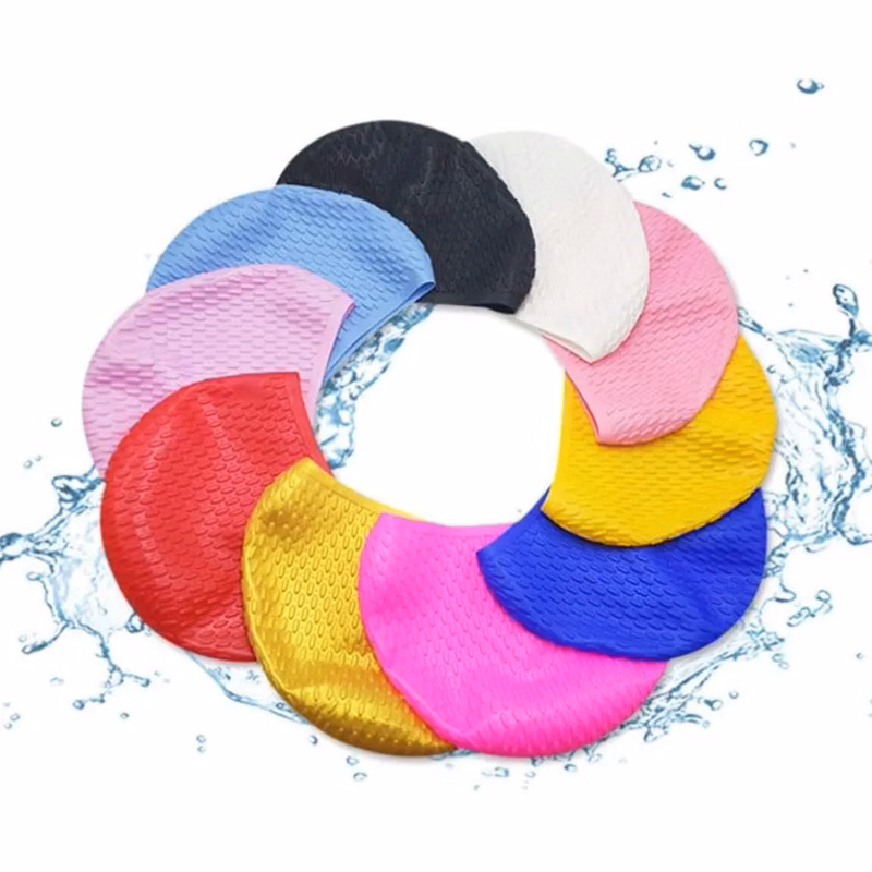 Durable Silicone Adult Swim Cap