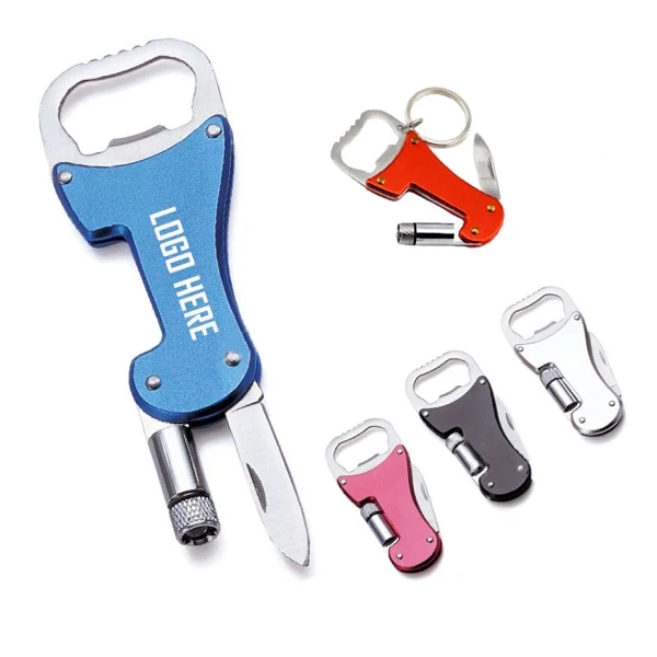 Custom Stainless Steel 3 IN 1 Bottle Opener 1