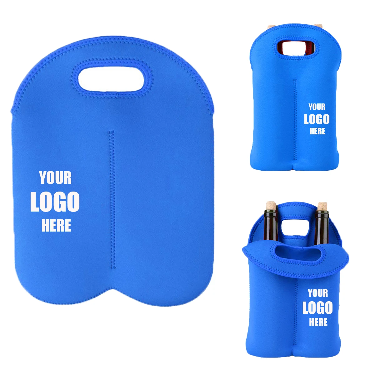 Neoprene Double Wine Tote Bag 1