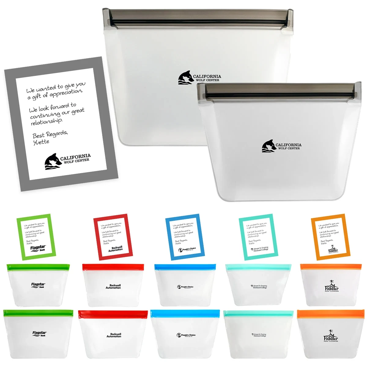 REUSABLE STORAGE BAG APPRECIATION SET 1