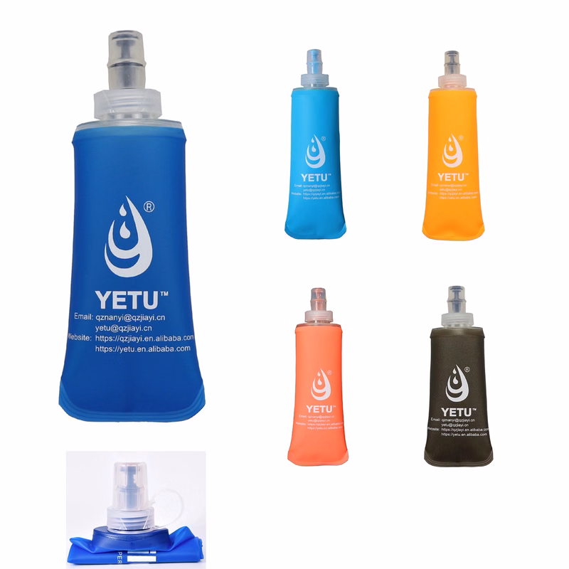 Collapsible Silicone Sports Water Bottle